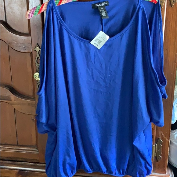 rouge collection Tops - Rouge          Cold Shoulder Top